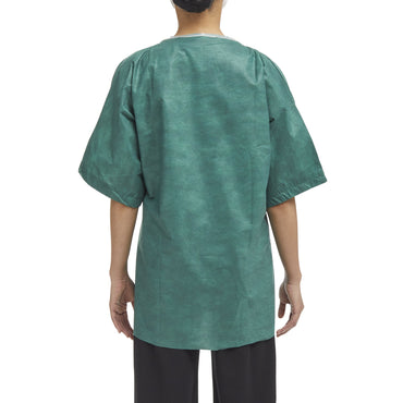 Graham Medical Products Patient Shirt Medium Green Without Pockets Short Sleeve Unisex (943154_CS)