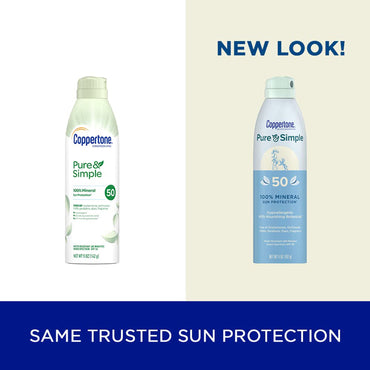 Coppertone® Pure and Simple Sunscreen SPF 50 Lotion 6 oz. Bottle (1231879_EA)