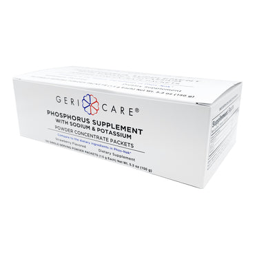 Geri-Care® Dietary Supplement Phosphorus / Sodium / Potassium 250 mg -160 mg - 280 mg Strength Oral Powder 100 per Box Strawberry Flavor (1179898_PK)