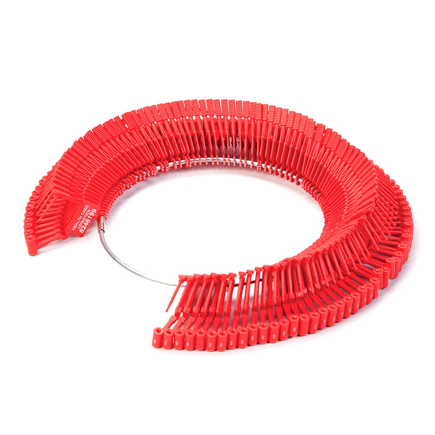 Health Care Logistics Padlock Seal Numbered Red Plastic 1-1/2 X 1-7/8 Inch (357004_BX)
