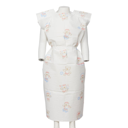 Graham Medical Products Patient Exam Gown Child Size Kid Design (Activity Bears® Print) Disposable (236131_CS)
