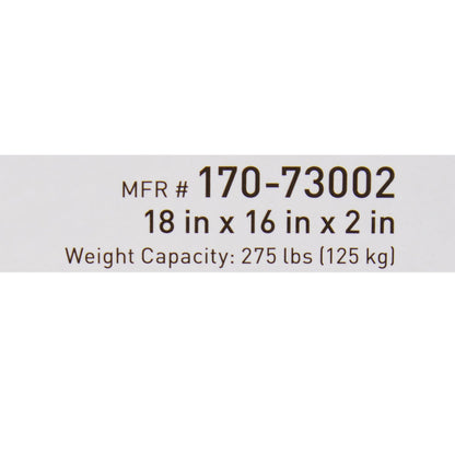 McKesson Seat Cushion 18 W X 16 L X 2 D Inch Foam / Gel (1065573_EA)