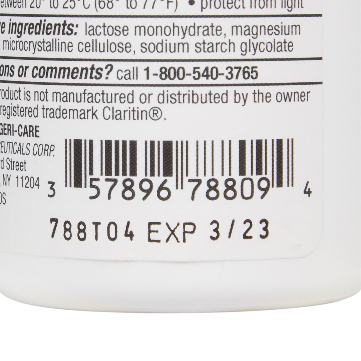 Geri-Care® Allergy Relief 10 mg Strength Tablet 90 per Bottle (689195_BT)