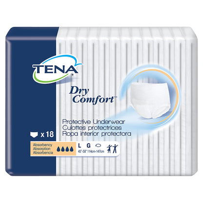 TENA® Dry Comfort™ Unisex Adult Absorbent Underwear Pull On with Tear Away Seams Large Disposable Moderate Absorbency (959413_PK)