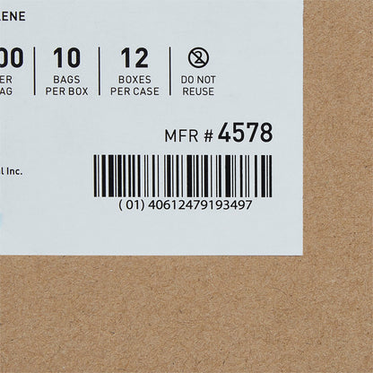 McKesson Reclosable Bag 3 X 5 Inch Polyethylene Clear Zipper Closure (890534_CS)