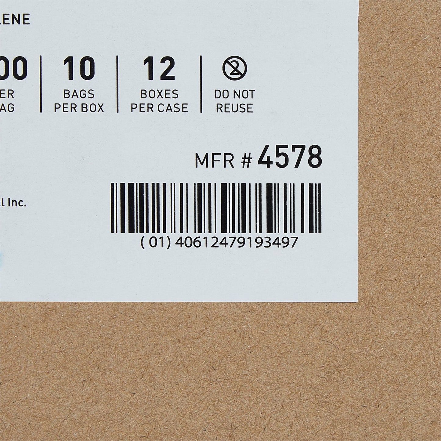 McKesson Reclosable Bag 3 X 5 Inch Polyethylene Clear Zipper Closure (890534_BX)