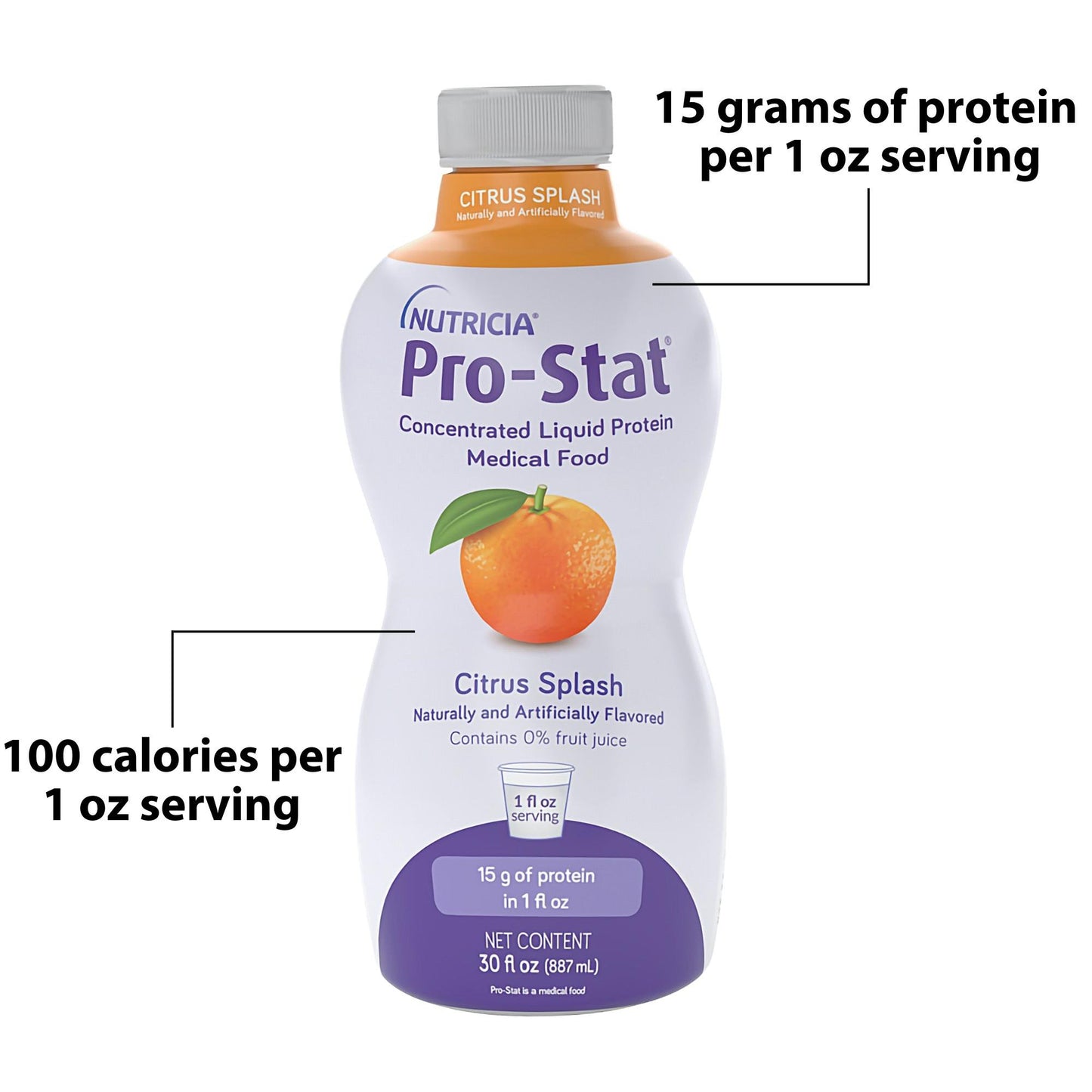 Pro-Stat® Oral Supplement Citrus Splash Flavor Liquid 30 oz. Bottle (534275_EA)