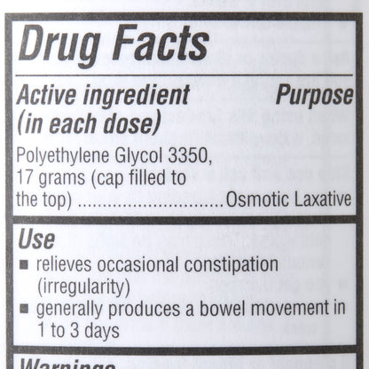 Geri-Care® Laxative Powder 8.3 oz. Polyethylene Glycol 3350 (798848_BT)