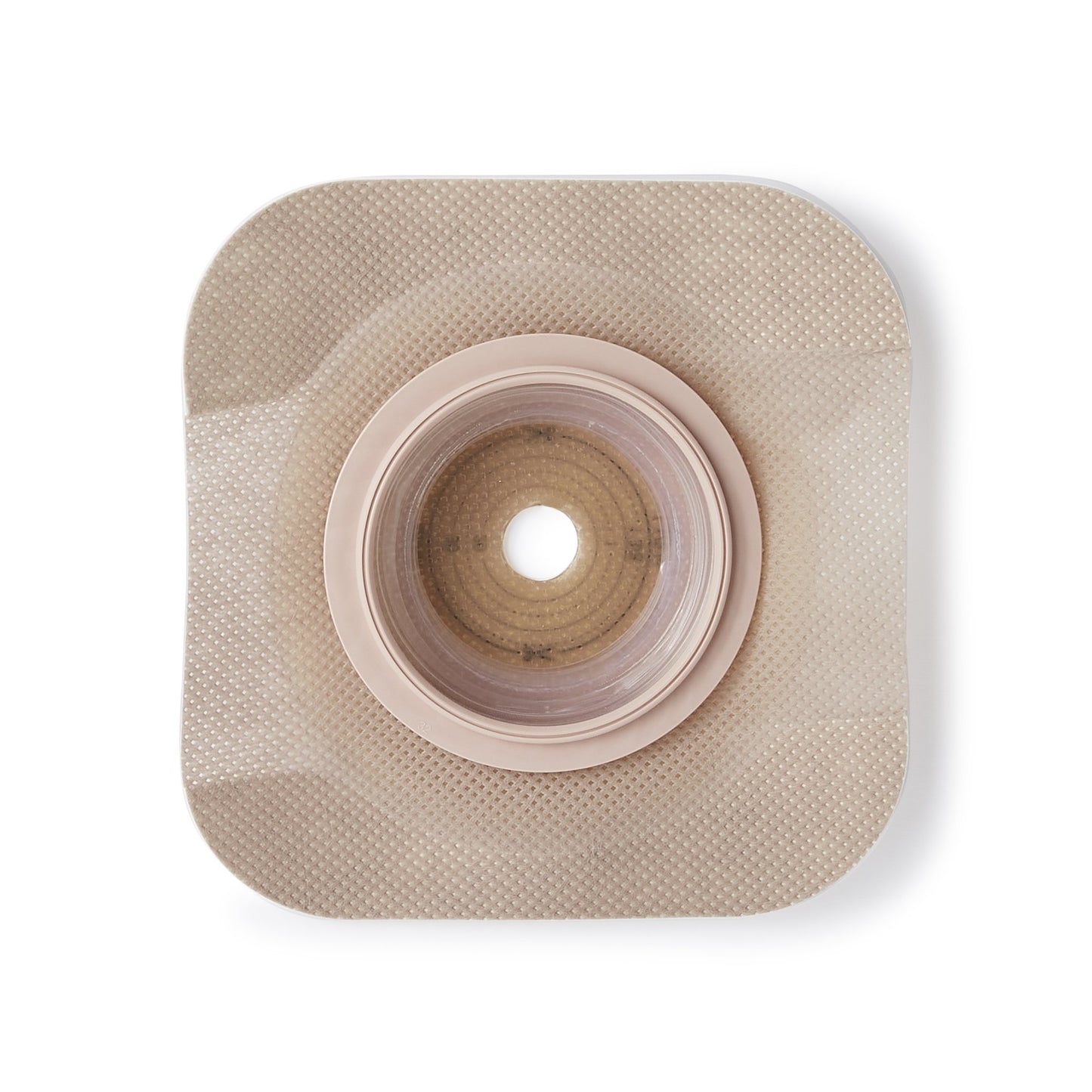 New Image™ CeraPlus™ Ostomy Barrier Trim to Fit, Extended Wear Adhesive Tape Borders 57 mm Flange Red Code System Up to 1-1/2 Inch Opening (1158424_EA)
