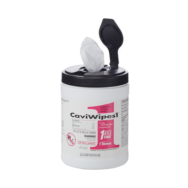 CaviWipes1™ Surface Disinfectant Premoistened Alcohol Based Manual Pull Wipe 65 Count Canister Alcohol Scent NonSterile (821776_CS)