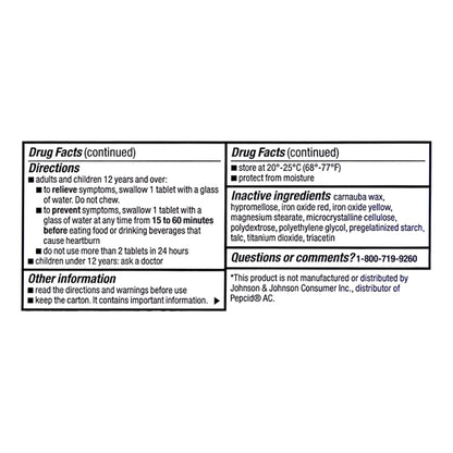 Major® Antacid 10 mg Strength Tablet 60 per Box (1103614_BT)