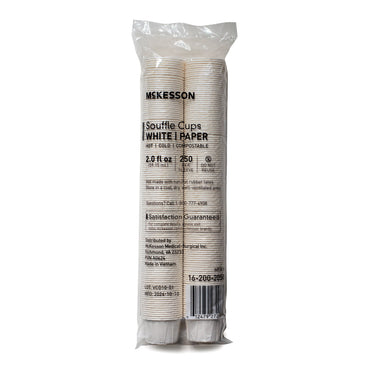 McKesson Souffle Cup 2 oz. White Paper Disposable (1251881_SL)