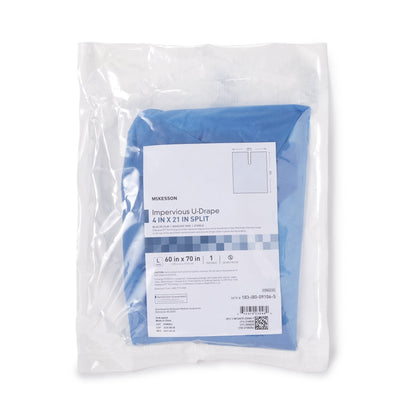 McKesson Orthopedic Drape Impervious U-Drape 60 W X 70 L Inch Sterile (1101275_CS)
