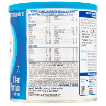 Similac® Advance® Infant Formula Unflavored 12.4 oz. Can Powder Iron (746696_CS)