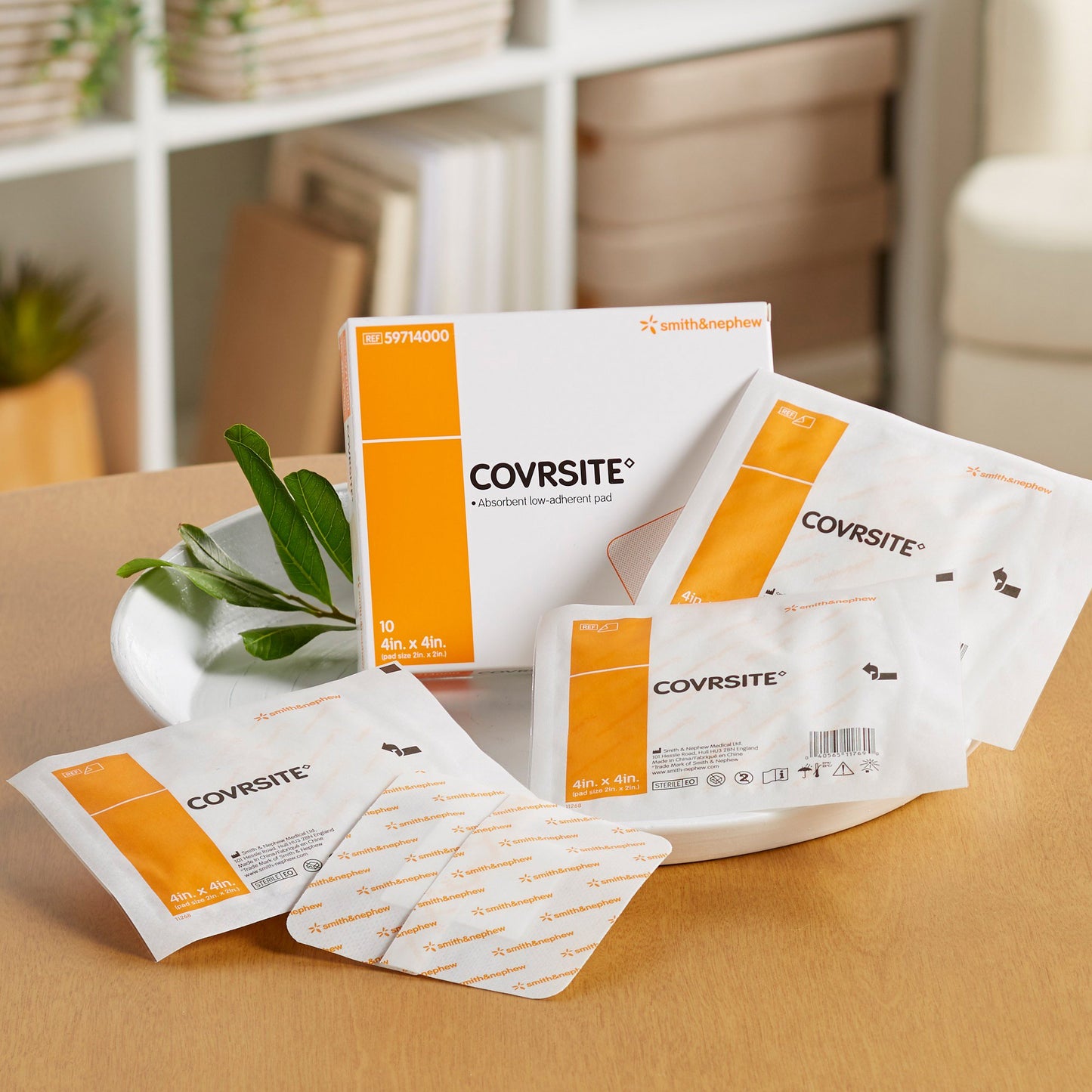 Covrsite Composite Dressing 4 X 4 Inch Square NonSterile Film Backing (363486_EA)