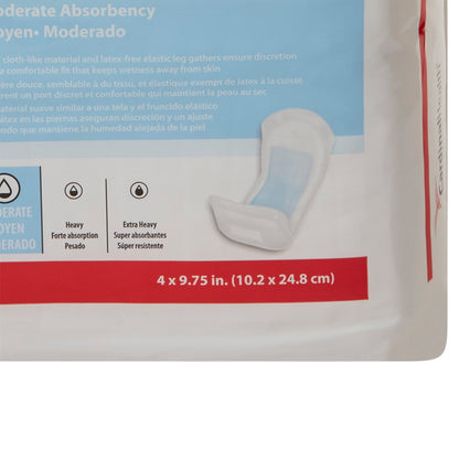 Sure Care™ Bladder Control Pad 4 X 9-3/4 Inch Moderate Absorbency Polymer Core One Size Fits Most (731677_BG)