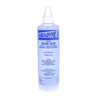 Fade-A-Dyne II® Iodine Stain Remover Alcohol Based Pump Spray Liquid 16 oz. Bottle Alcohol Scent NonSterile (861653_EA)