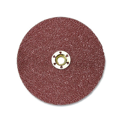 3M™ Cubitron™ II Fibre Discs 982C, Precision Shaped Ceramic, 7 in dia, 80 Grit, TN Quick Change (405-051141-27644)