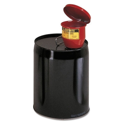 Justrite Small Funnel with Manual-Close Cover (400-08202)