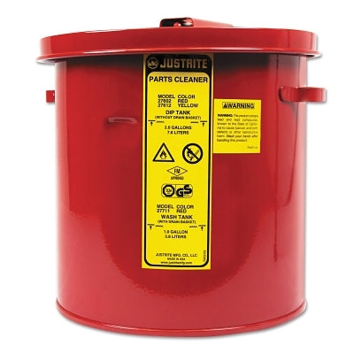 Justrite 1 Gallon Wash Tank, Red (400-27711)