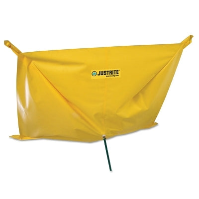 Justrite Ceiling Leak Diverter with Magnets, Yellow, 3.3 gal, 10 ft x 10 ft (400-28310)