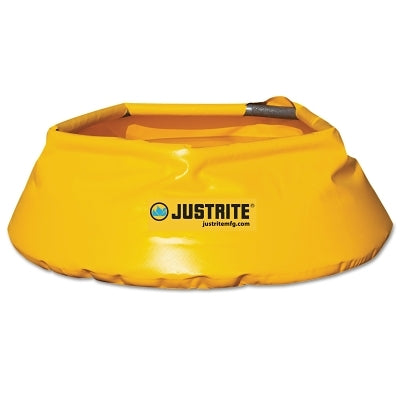 Justrite Pop-Up Pool, Yellow, 20 gal, 11.75 in x 31 in (400-28319)