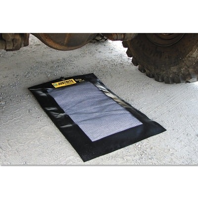 Justrite Drip Pads, Black, 1.75 gal, 36 in x 24 in (400-28459)