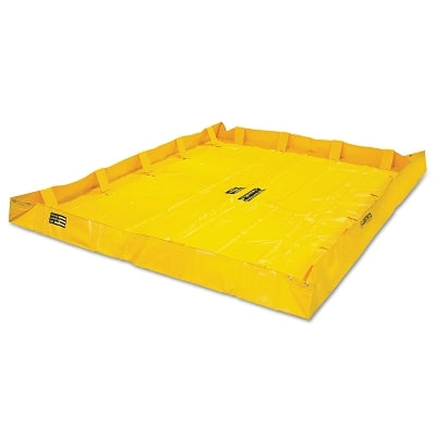 Justrite QuickBerm Lite Spill Containment Berms, Yellow, 318 gal, 96 in x 96 in (400-28566)