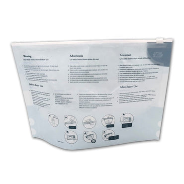 Ameda Clean Ease Microwaveable Steam Sanitizing Bags For Breast Pump Parts (1177700_EA)