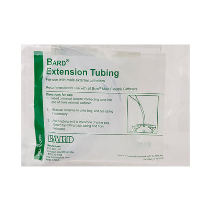 Bard® Tube, Leg Bag Extension 18 Inch Tube and Adapter, Reusable, Nonsterile (166618_CS)