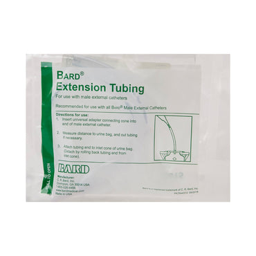 Bard® Tube, Leg Bag Extension 18 Inch Tube and Adapter, Reusable, Nonsterile (166618_EA)