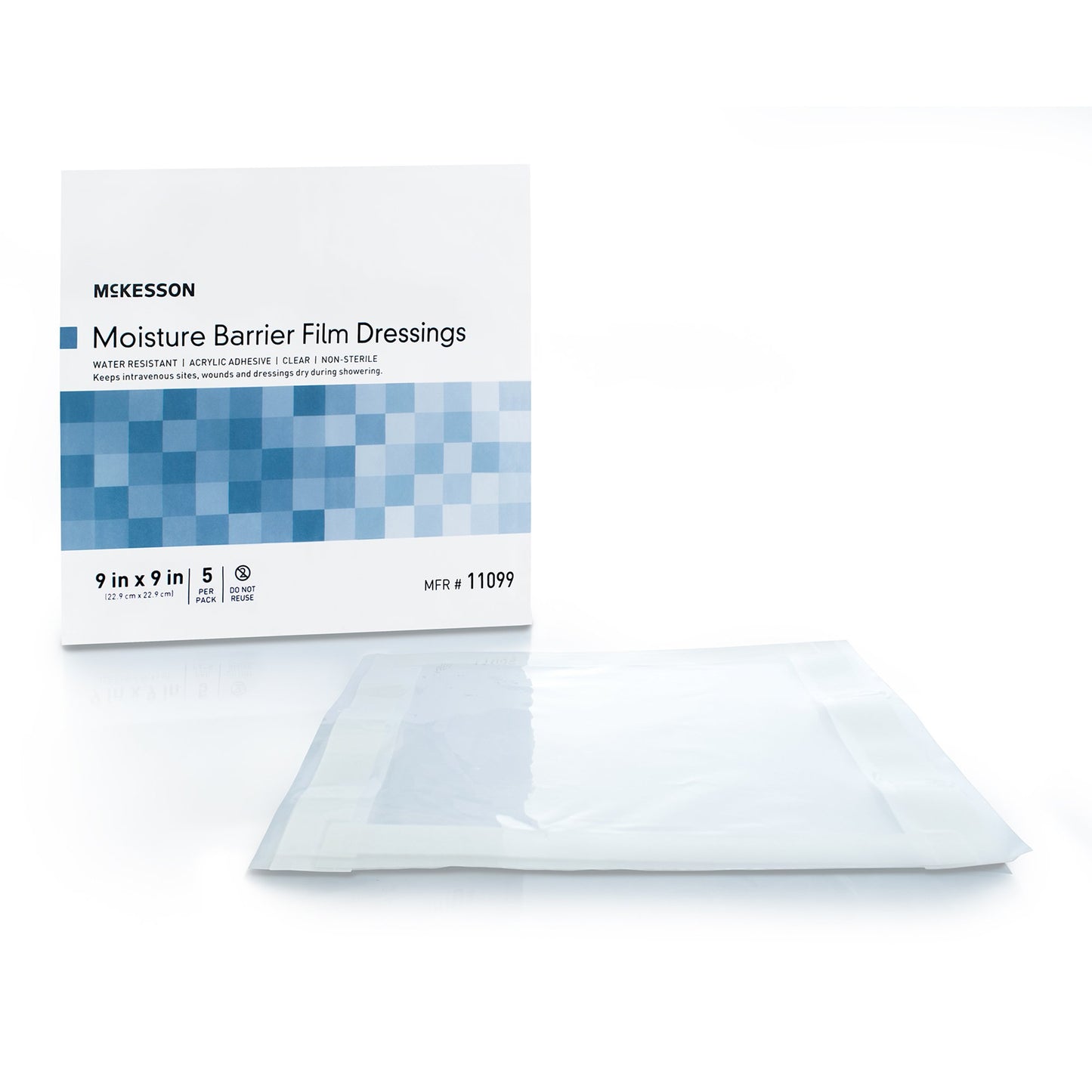 McKesson IV Site Barrier Protector 9 X 9 Inch NonSterile (1162467_PK)