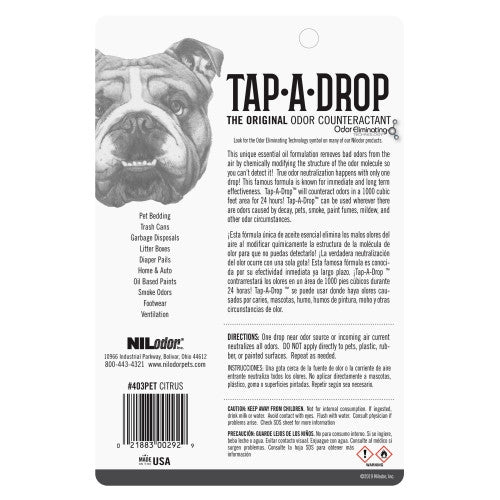 Tough Stuff® Tap-A-Drop Rack Card, Citrus, 1/2 oz (HOS403PET)