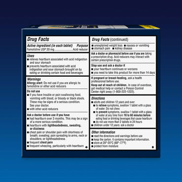 Zantac 360°® Maximum Strength Antacid 20 mg Strength Tablet 50 per Bottle (1230702_BT)