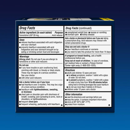 Zantac 360°® Maximum Strength Antacid 20 mg Strength Tablet 50 per Bottle (1230702_BT)