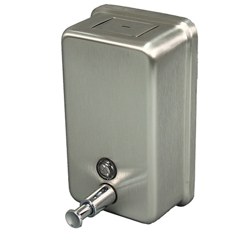 Impact® Vertical Stainless Steel Soap Dispenser, 40 oz, 24/Case (IMP4040CT)