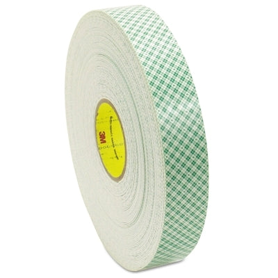 3M Double Coated Urethane Foam Tapes 4016, 3/4 in X 36 yd, 62 mil, Off-White (405-021200-06454)
