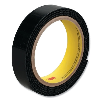 3M Hook Fastener, SJ3526N, 1 in W x 50 yd L, 3 mil Thick, Black (405-021200-86243)