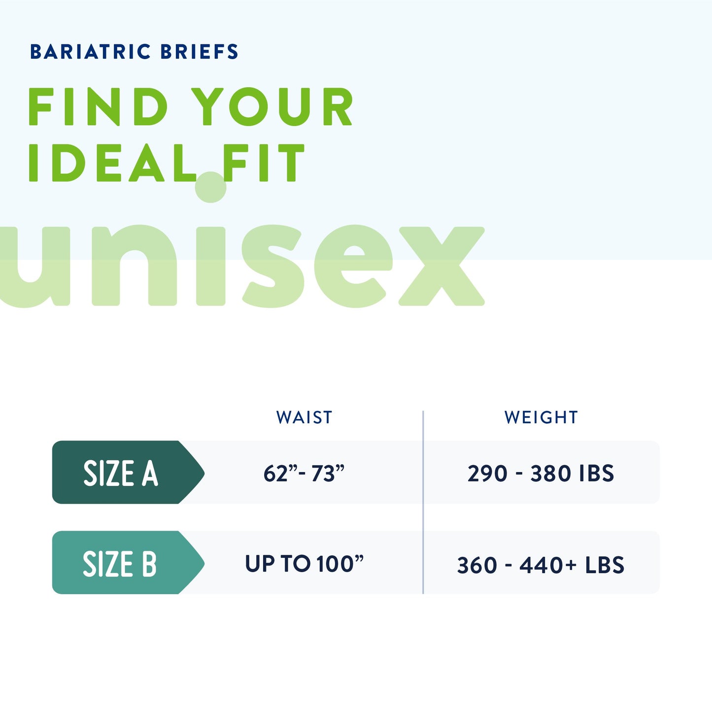 Prevail® Bariatric Unisex Adult Incontinence Brief Bariatric Size B Disposable Heavy Absorbency (707285_BG)