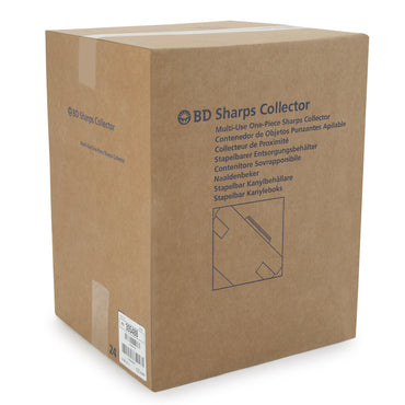 BD™ Sharps Container Red Base 5-3/10 H X 9-1/10 W X 5 D Inch Vertical Entry 0.825 Gallon (140598_EA)