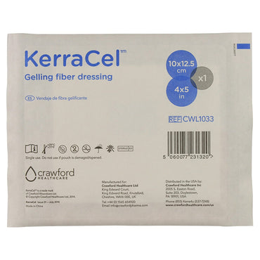 KerraCel™ Gelling Fiber Wound Dressing 4 X 5 Inch Rectangle Sterile (1189370_EA)