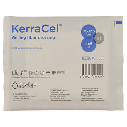 KerraCel™ Gelling Fiber Wound Dressing 4 X 5 Inch Rectangle Sterile (1189370_EA)