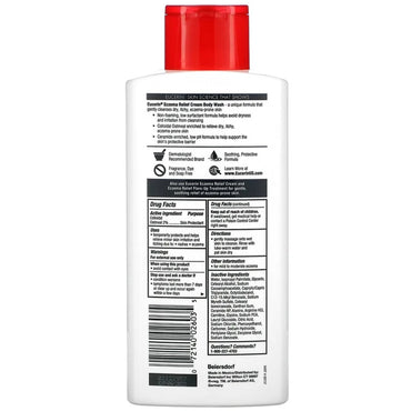 Eucerin® Eczema Relief Body Wash Cream 13.5 oz. Bottle Unscented (1231871_EA)