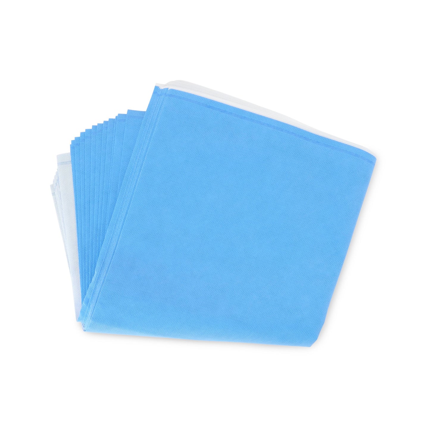 QUICK CHECK* H500 Sterilization Wrap White / Blue 36 X 36 Inch Dual Layer SMS Polypropylene Steam / EO Gas / Hydrogen Peroxide (810873_CS)