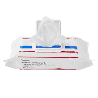 Cardinal Health™ Wings™ Personal Cleansing Wipe Soft Pack Scented 96 Count (1189850_CS)