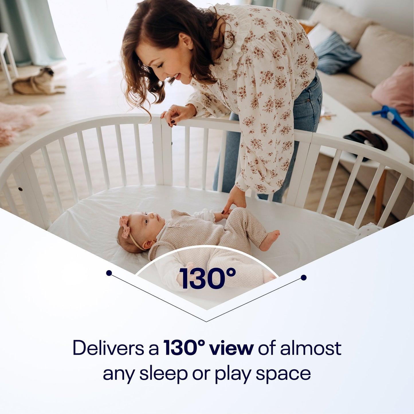Nanit Multi-Stand Baby Monitor Accessory White Baby Monitor (1238094_EA)
