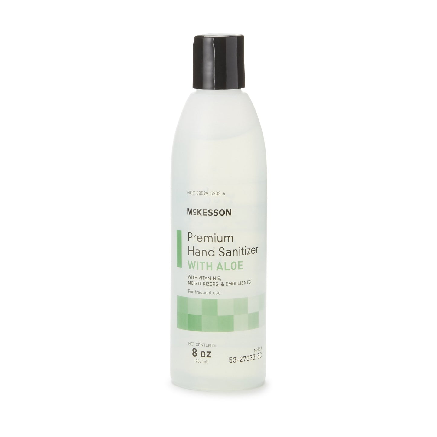 McKesson Premium Hand Sanitizer with Aloe 8 oz. Ethyl Alcohol Gel Bottle (1162514_CS)