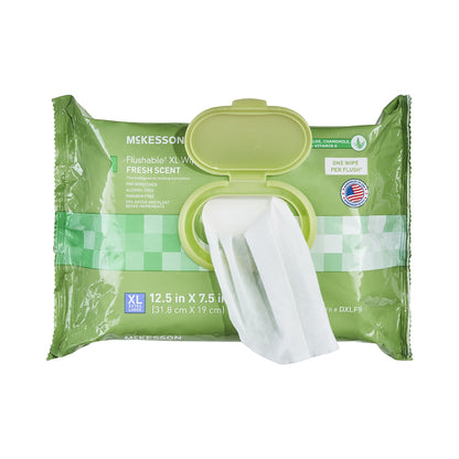 McKesson Flushable Personal Wipe Soft Pack Scented 96 Count (1241748_PK)