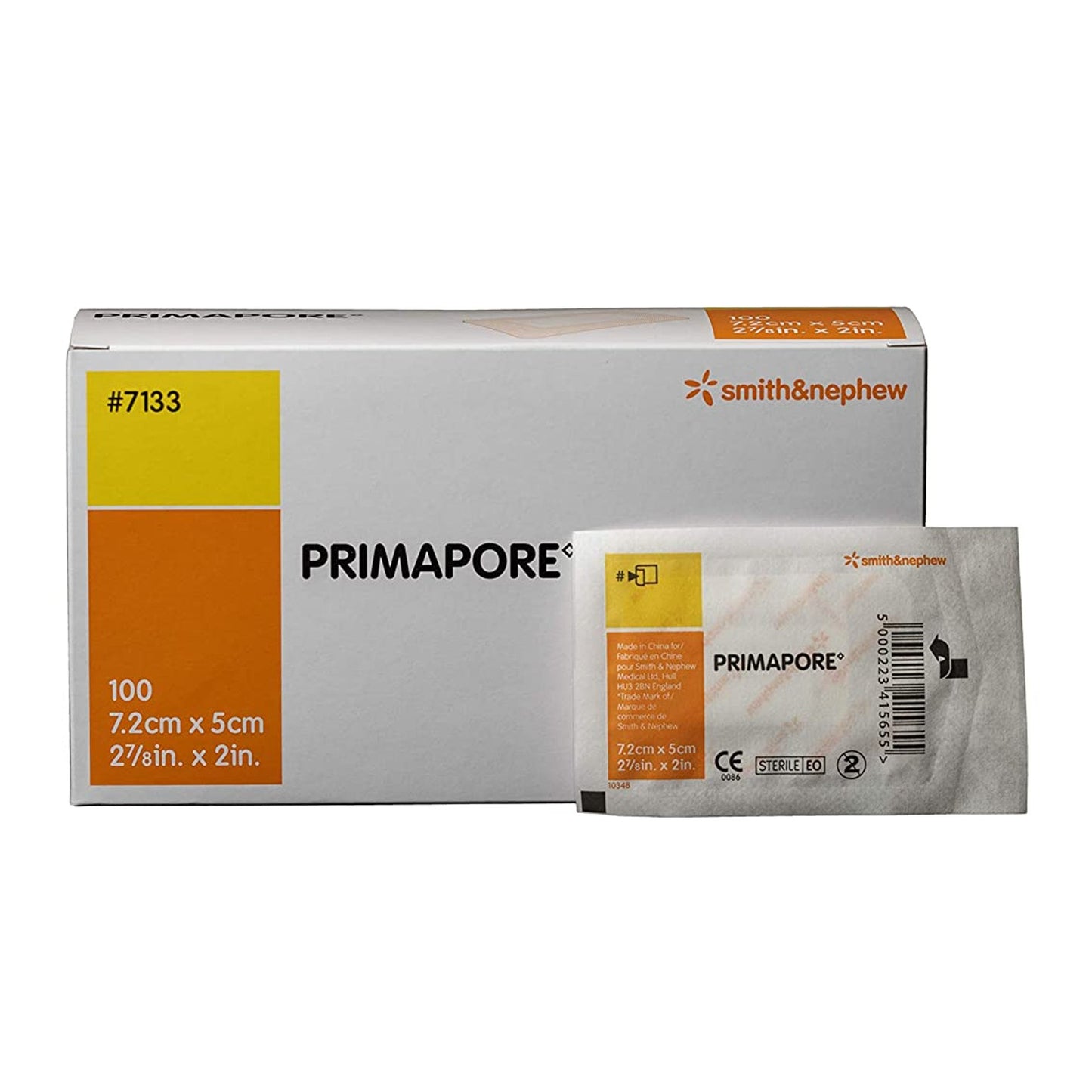 Primapore Island Dressing 2 X 3 Inch Rectangle Sterile Film Backing (899065_BX)