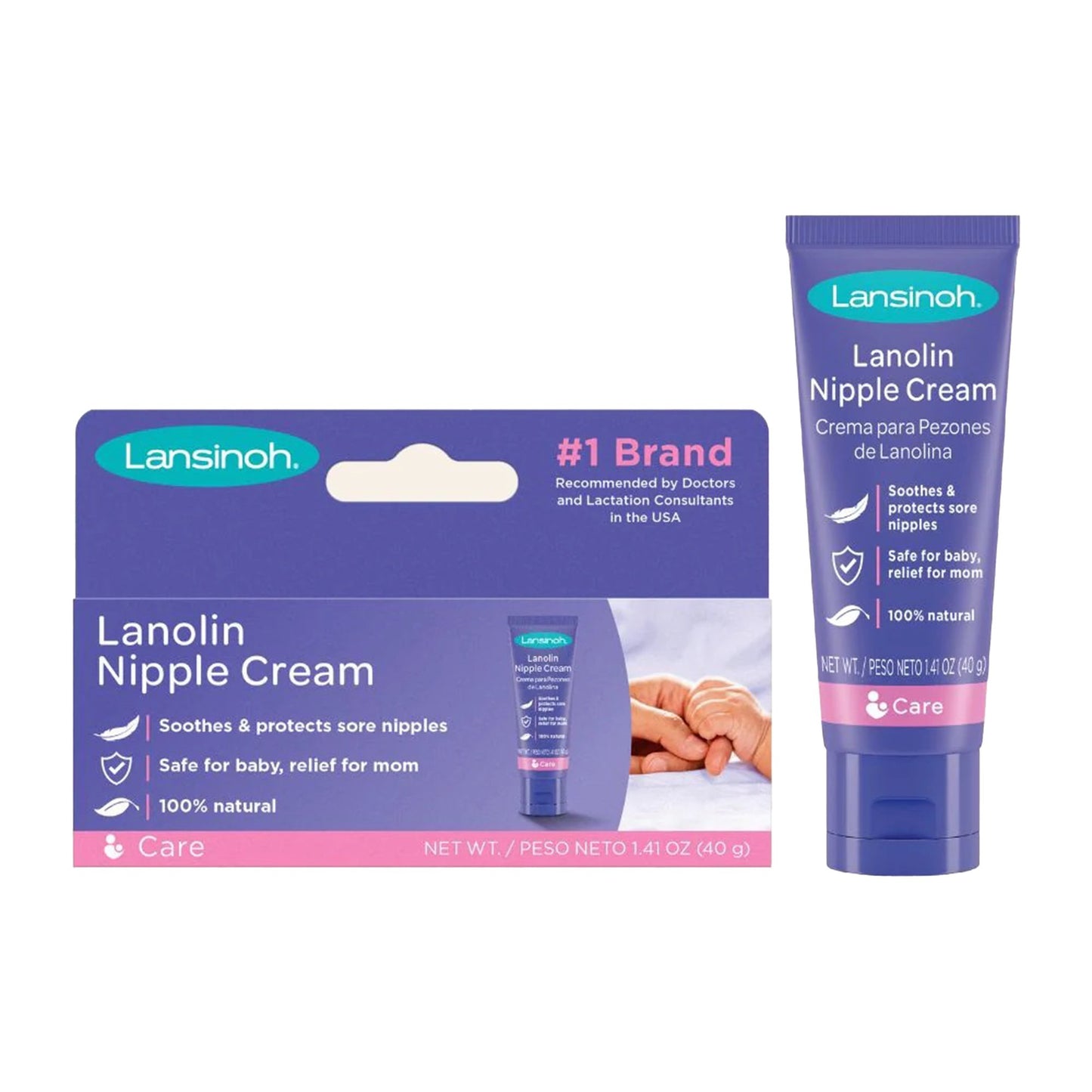 Lansinoh® HPA® Nipple Cream 1.41 oz. Tube Unscented Cream (832842_EA)